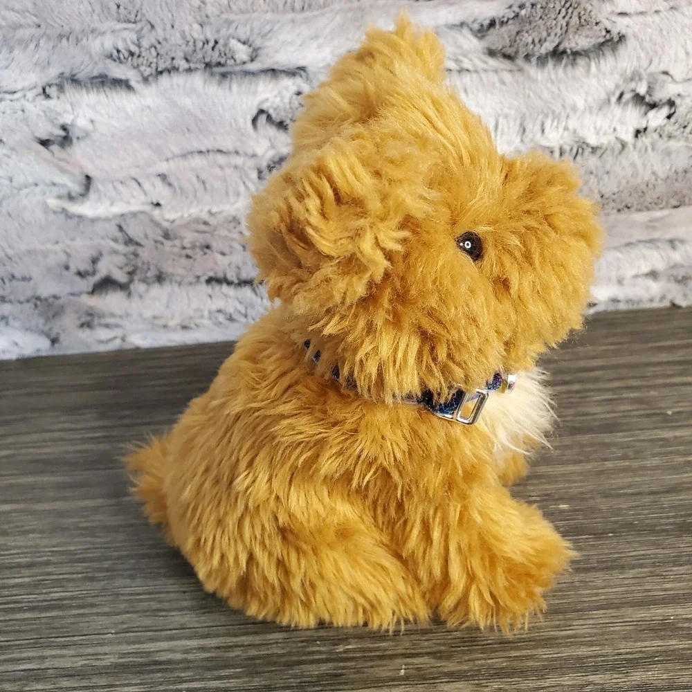 Doll Pet Shaggy‎ Brown Plush Dog 6.5